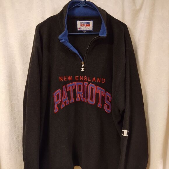 Vintage New England Patriots Fleece Pullover XXL - Picture 1 of 3